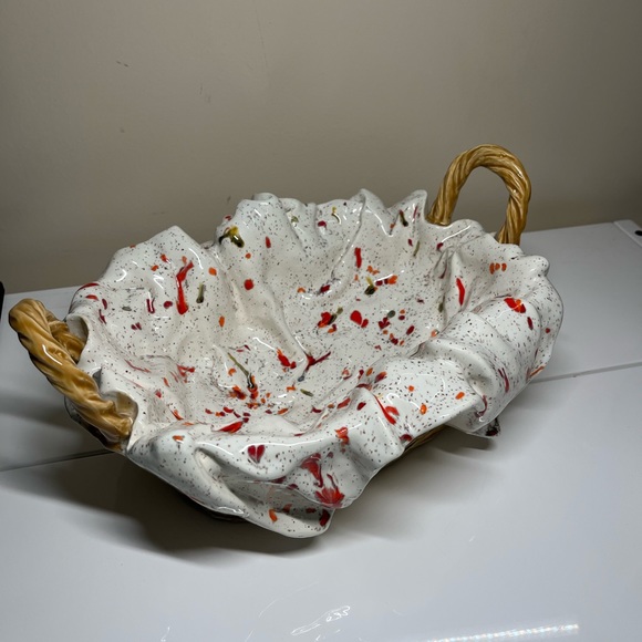 Vintage 80’s Nowell’s Mold’s ceramic básquet - Picture 2 of 8